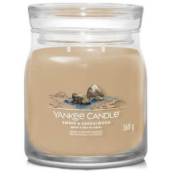 Amber & Sandalwood Signature Candle ( ambra a santalové drevo ) - Vonná sviečka
